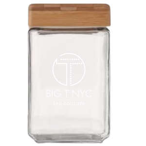Big T NYC glass tea canister