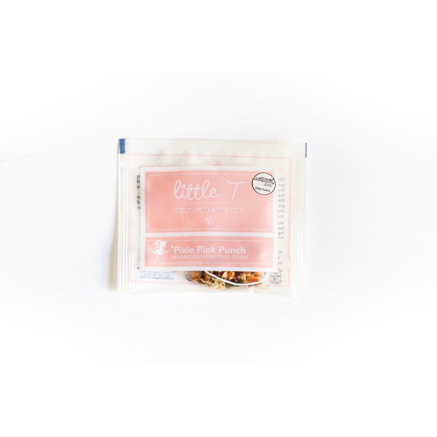 Organic Fruit Tea <br> PIXIE PINK PUNCH <br> Tea Sachets, TEA SACHETS, Little T, Big T NYC