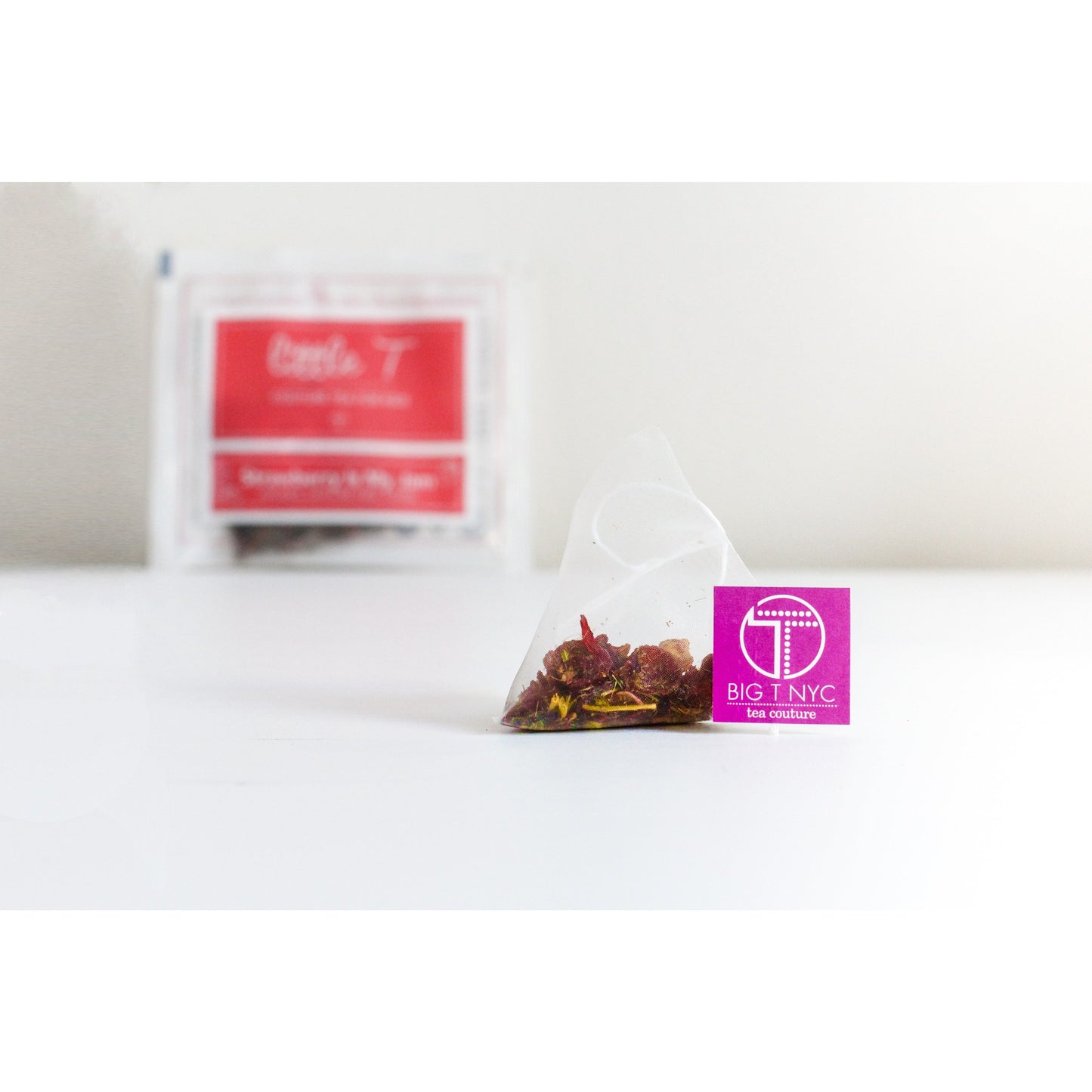 Organic Fruit Tea <br> STRAWBERRY IS MY JAM <br> Tea Sachets, TEA SACHETS, Little T, Big T NYC