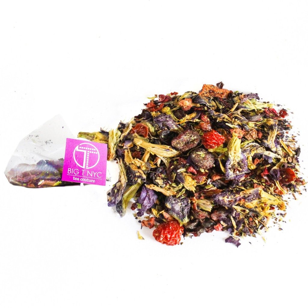 Organic Fruit Tea <br> TWISTED WATERMELON <br> Tea Sachets, TEA SACHETS, Little T, Big T NYC