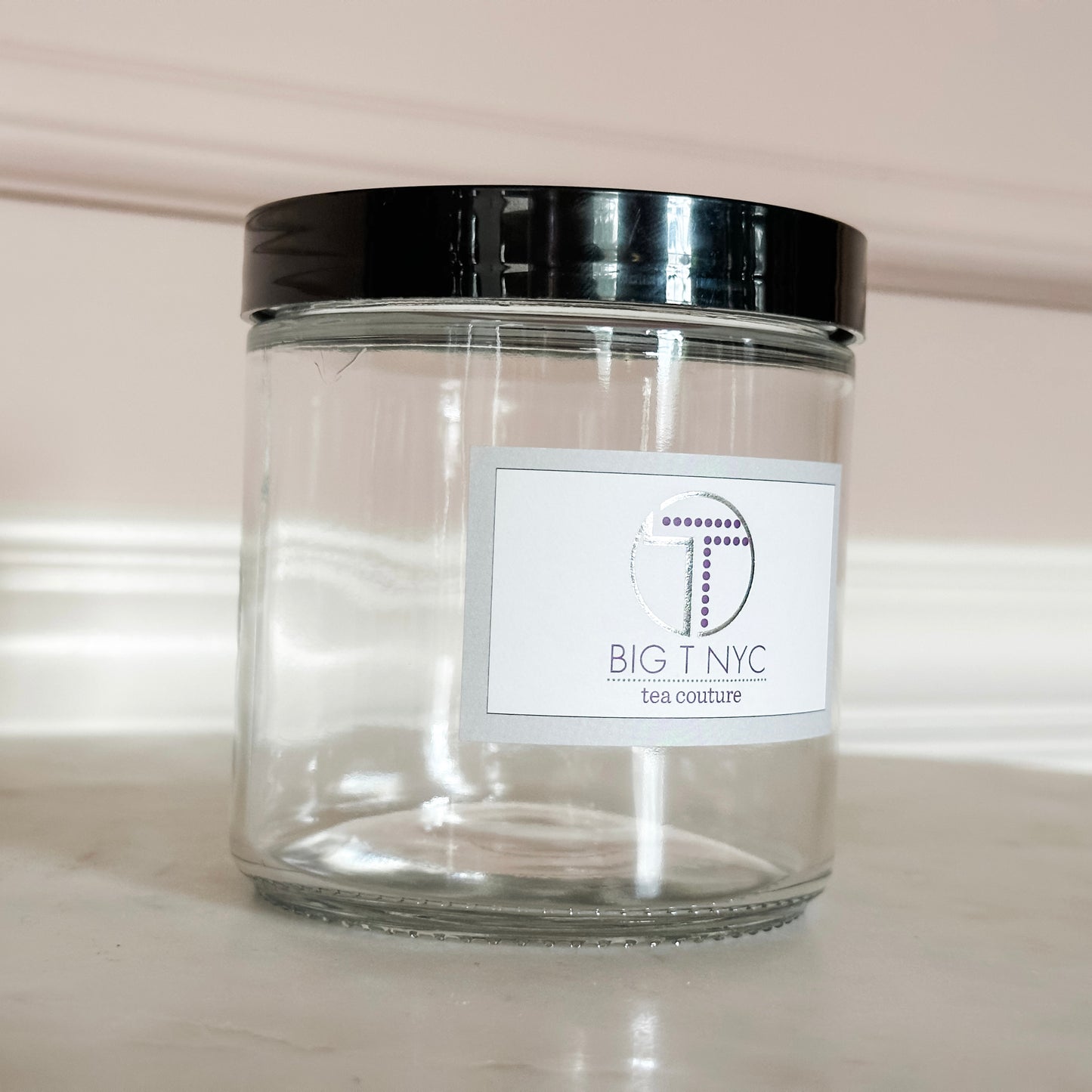 Big T NYC Signature Glass Tea Jar