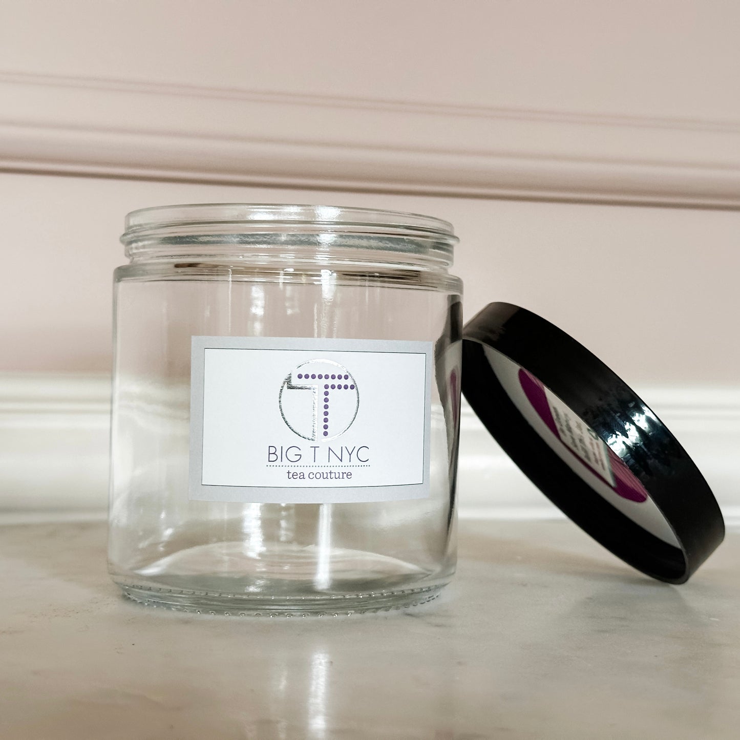 Big T NYC Signature Glass Tea Jar