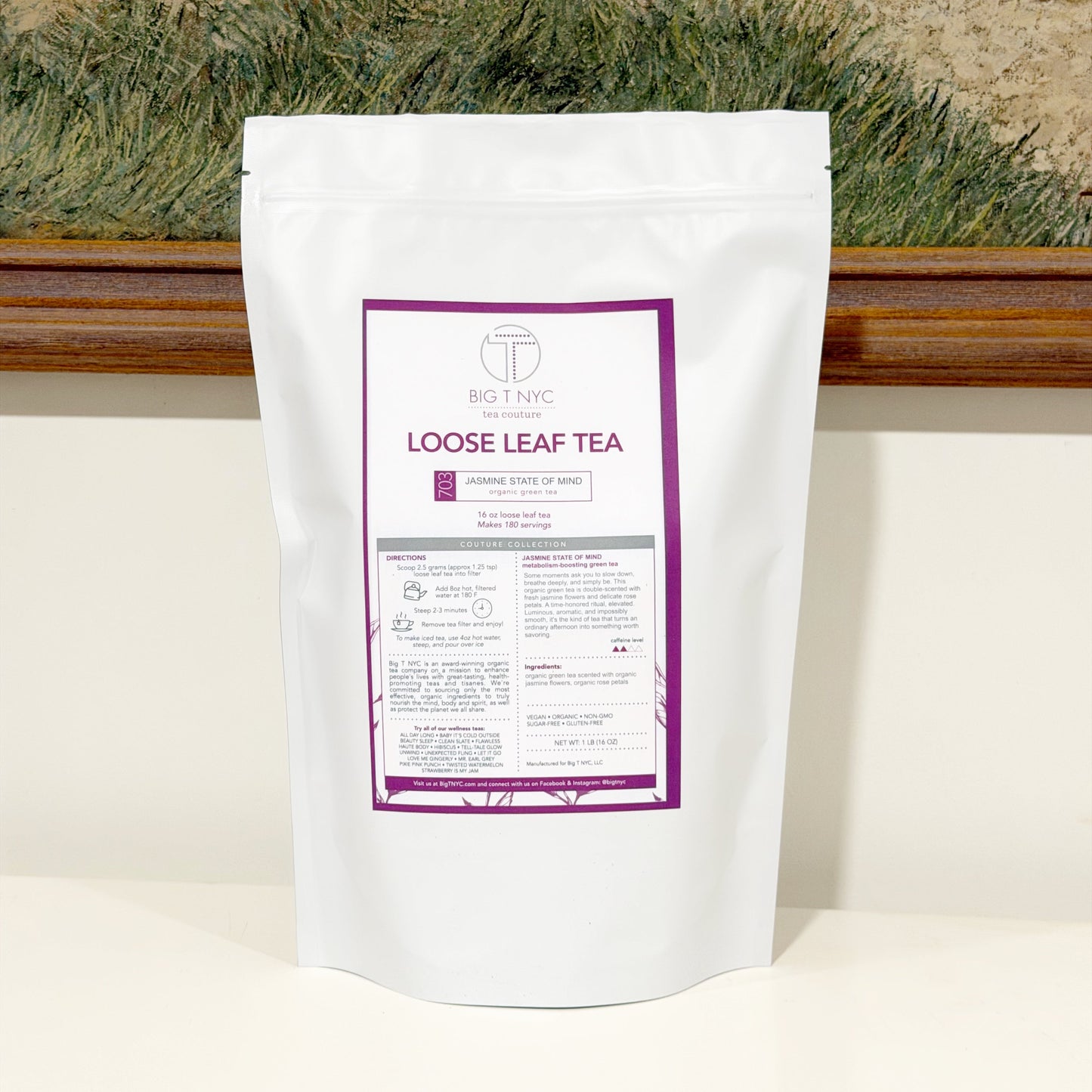 Organic Green Tea JASMINE STATE OF MIND Metabolism-Boosting Tea