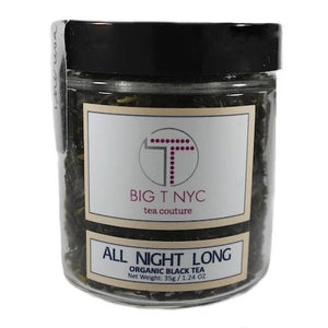 Organic Black Tea <BR> ALL NIGHT LONG <br> Energizing Tea, Loose Leaf, Big T NYC, Big T NYC