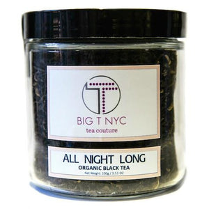 Organic Black Tea <BR> ALL NIGHT LONG <br> Energizing Tea, Loose Leaf, Big T NYC, Big T NYC